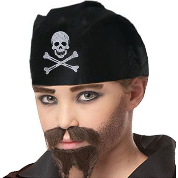 Totenkopf Piraten Kopftuch für Kinder - 2