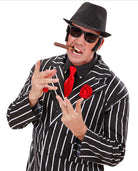 Premium Gangster Hut mit Nadelstreifen - 3