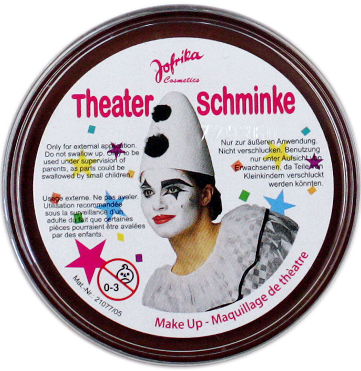 Profi Theaterschminke braun - 1