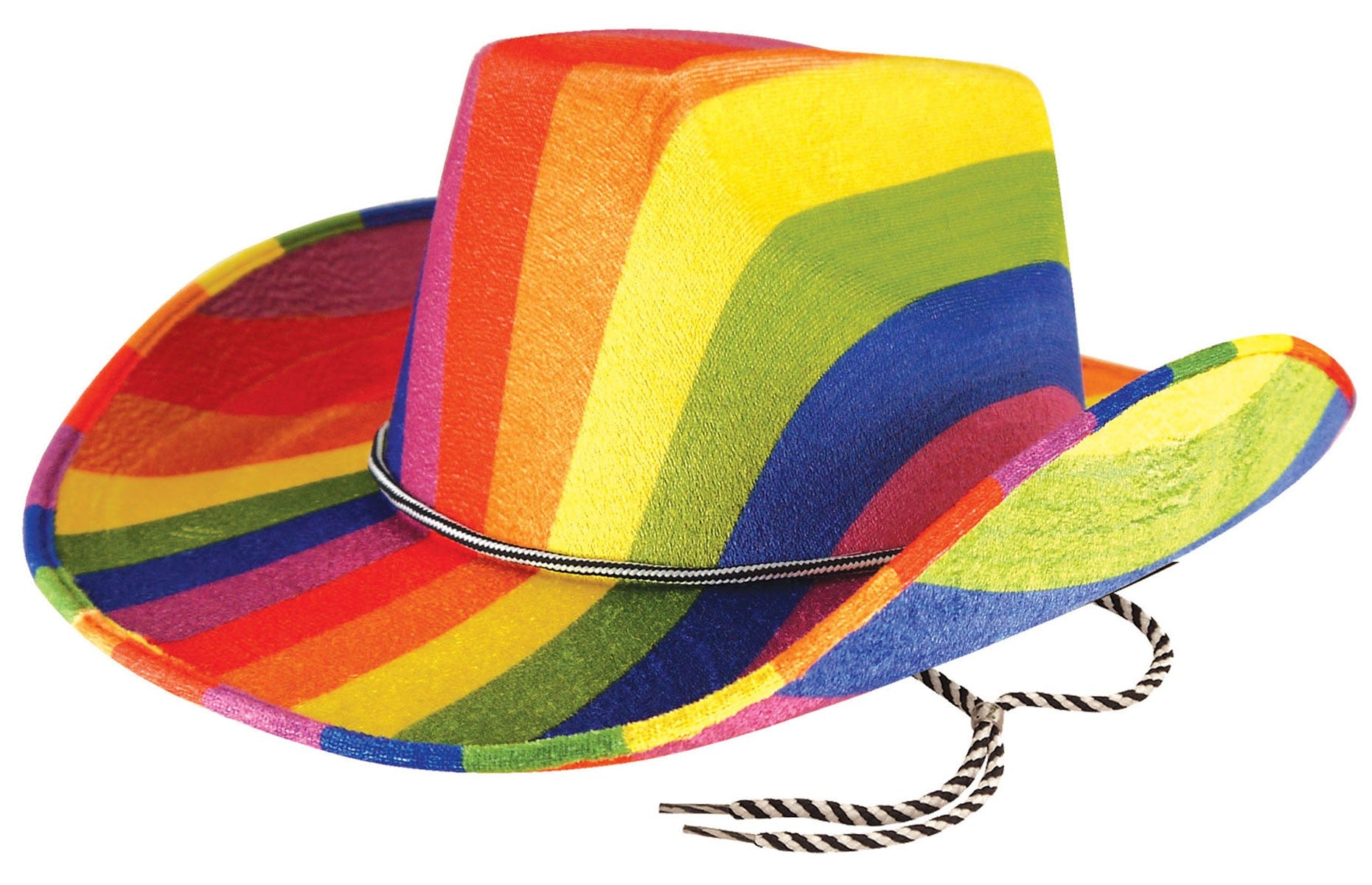Regenbogenmuster Cowboyhut 1