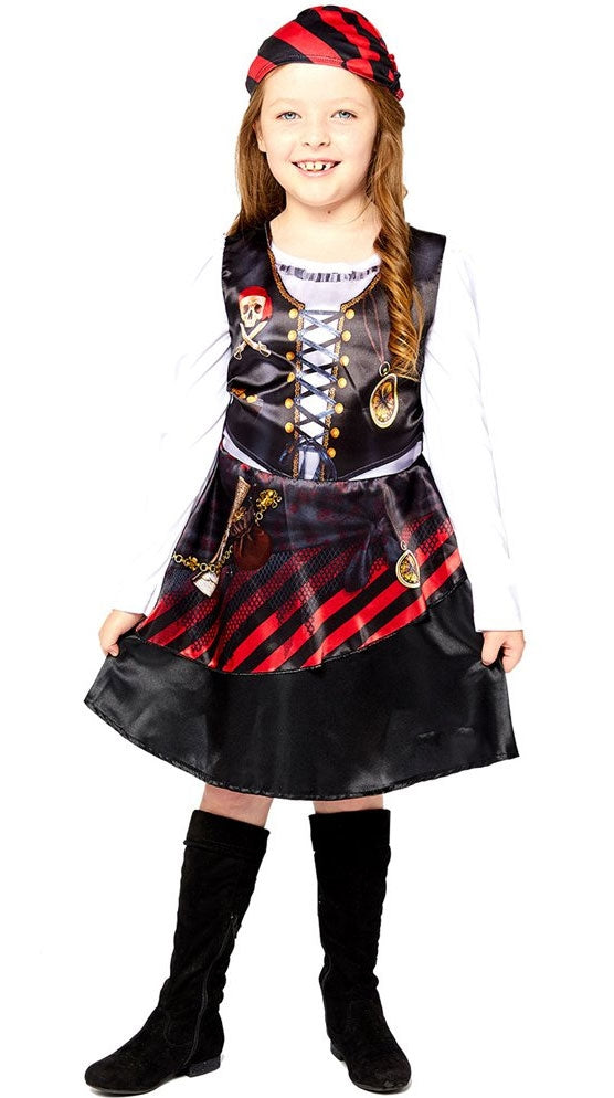 Recyceltes Piratenkostüm für Mädchen - 1