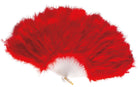 Roter Fächer mit Federn - 1
