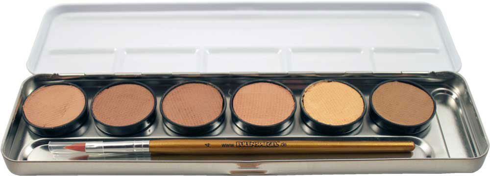 Schmink Palette 6 Hautfarben - 1