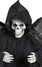 Schwarzer Todesengel im Kapuzenumhang 51cm 2