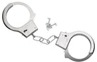 Silberne Polizei Handschellen  1