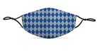 Mund-Nasen-Maske Zauberschule blau - 1