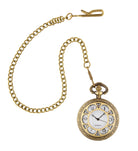 Taschenuhr an Kette mechanisch gold - 2