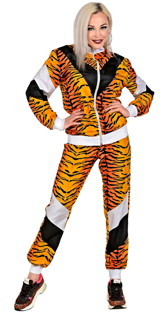 80er Jahre Tiger Jogginganzug für Erwachsene - 4