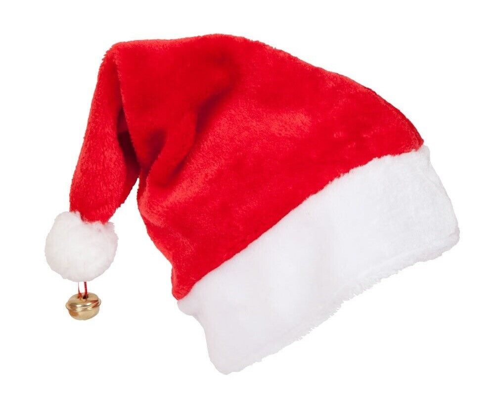 Santa Weihnachtsmütze mit Glöckchen - 1
