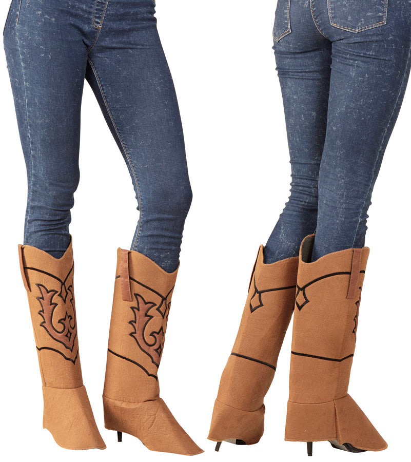 Wild West Cowboy Stiefel Schuhüberzieher - 1