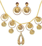 Goldenes Münz Schmuck-Set - 1