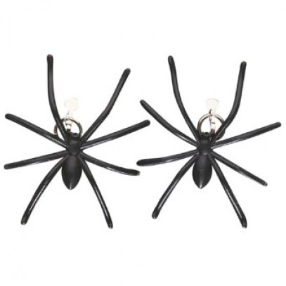 Schwarze Spinnen Ohrringe 1