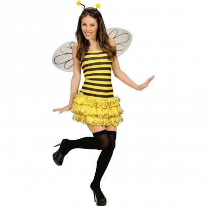 Flottes Bienen Kostüm 3-teilig für Damen 1