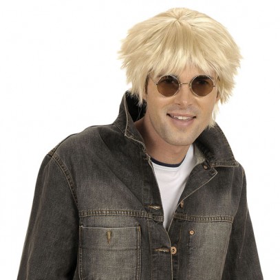 90er Jahre Britpop Perücke blond für Herren
