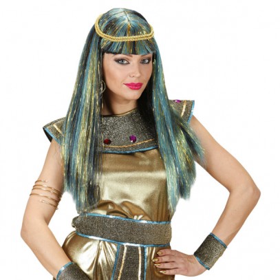 Pharaonin Cleopatra Perücke für Damen