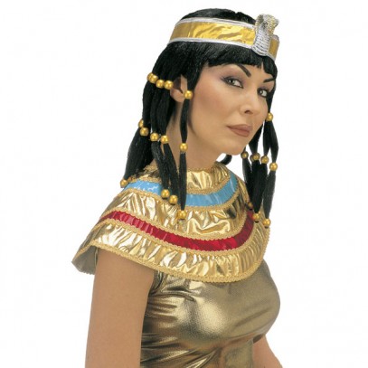 Deluxe Cleopatra Pharaonin Perücke für Damen