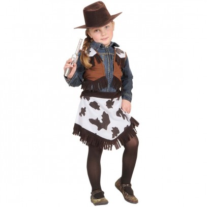 Kleines Cowgirl Kostüm für Mädchen