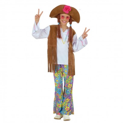 Woodstock Hippie Kostüm für Mädchen