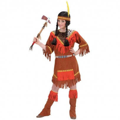 Indianer Kostüm Kriegerin für Mädchen
