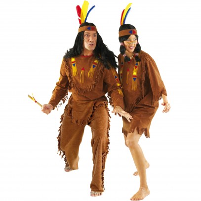 Klassisches Indianer Kostüm 2tlg. für Herren