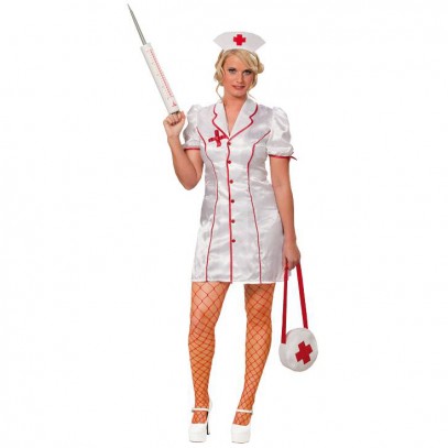 Krankenschwester-Set Handtasche und Haube