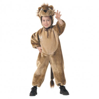Niedliches Plüsch Löwen Kostüm für Kinder