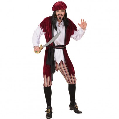 Karibischer Pirat Kostüm für Herren