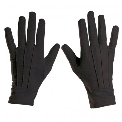 Schwarze Handschuhe 20er Jahre