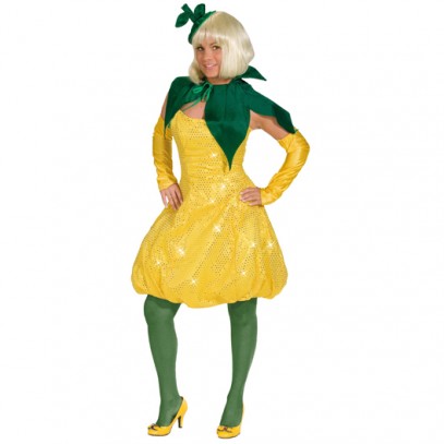 Sexy Lemon Zitronen Kostüm für Damen