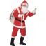 Weihnachtsmann Kostüm Flanell 8-teilig
