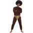 Nackter Afro Man Kostüm für Herren