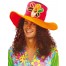 Neon Hippie Hut in zwei Farben für Hippies und Hippiebräute